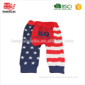 TG-24 Cotton Knitted Hot Sale USA Flag OEM Design Baby Pants Baby Leggings for Wholesale